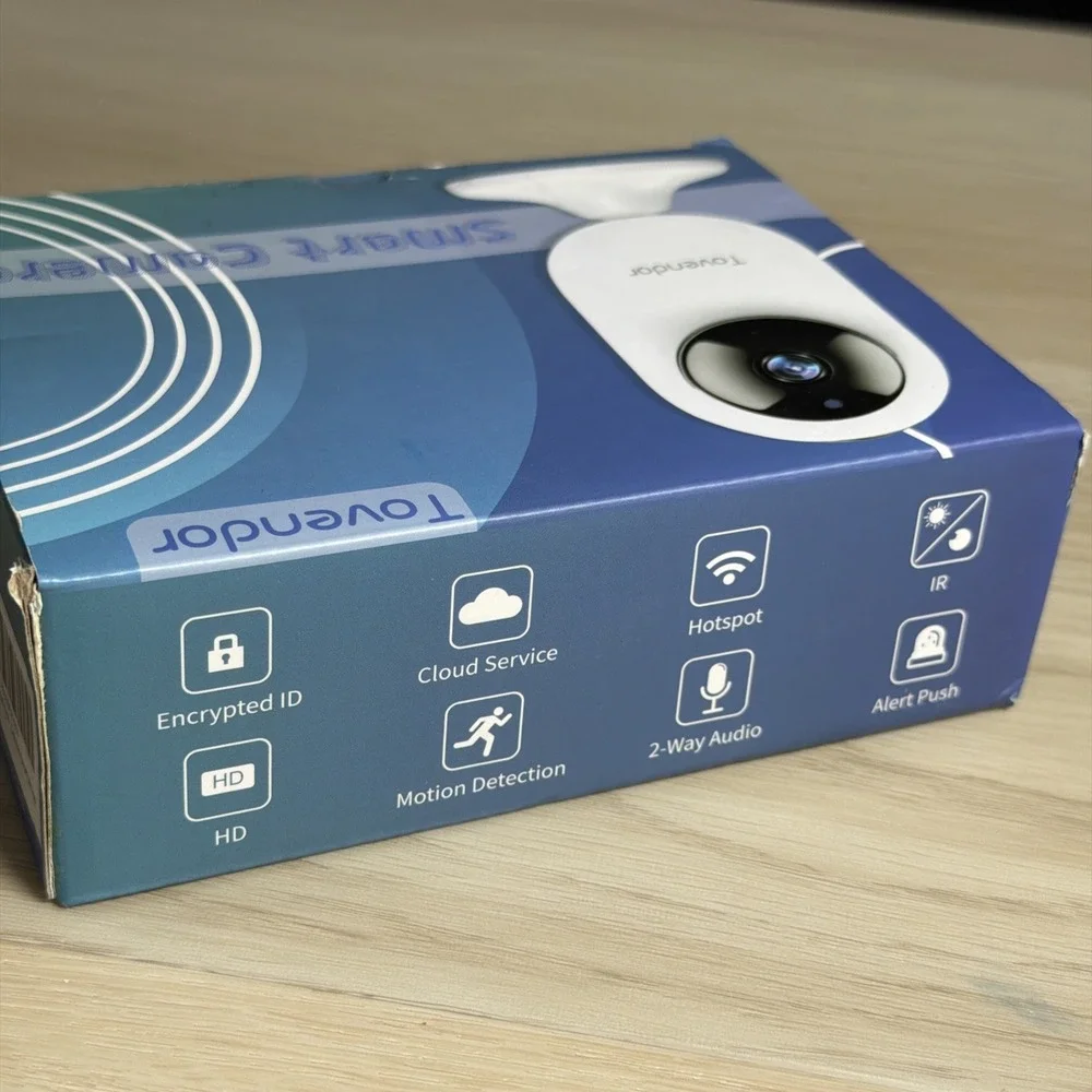 T22~ NIB Tovendor Smart Camera Hotspot 2way Audio Motion Detection